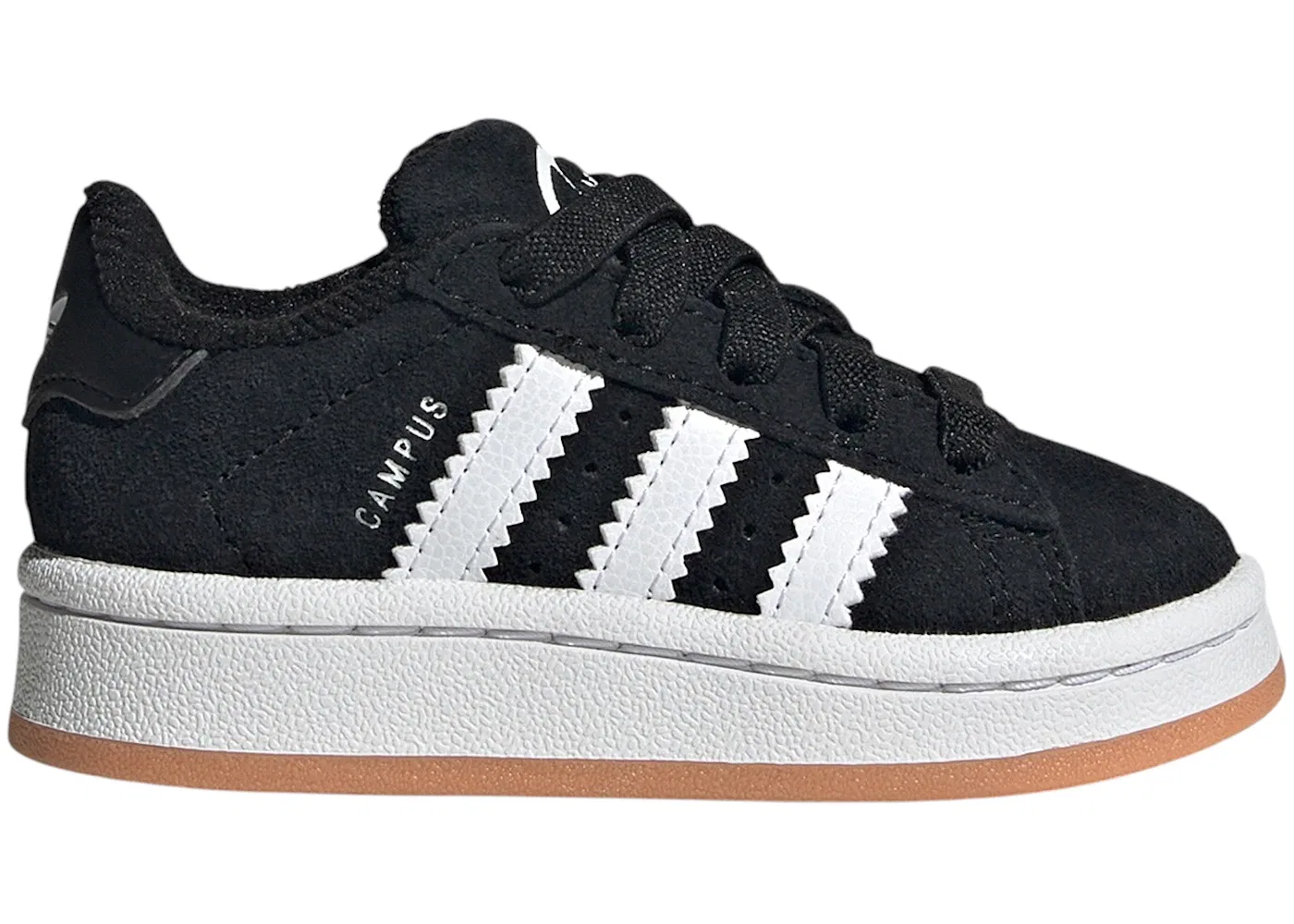 Детские кроссовки Lifestyle с закрытием на липучке Adidas Campus 00s Comfort Closure, Core Black/Cloud White/Cloud White