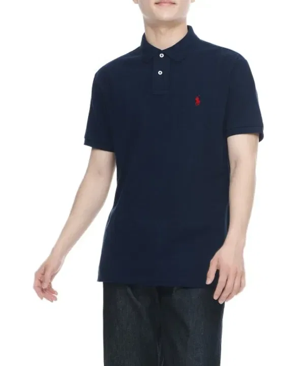 Футболка поло с сеткой, slim fit, Polo Ralph Lauren, синий