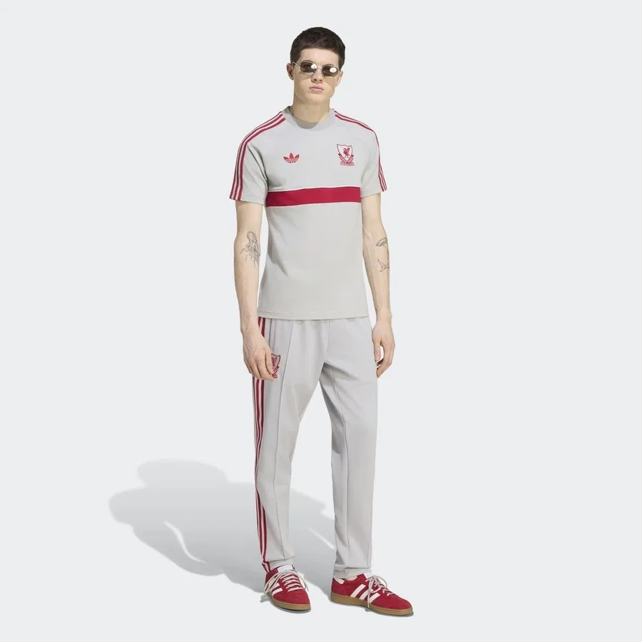 Футболка спортивная с длинным рукавом adidas Liverpool FC OG, Серый — фото 3