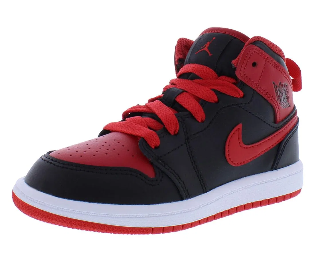 Детские кроссовки для мальчиков Nike Air Jordan 1 Retro High OG Spider-Man Across The Spider-Verse, Black Red Fire White