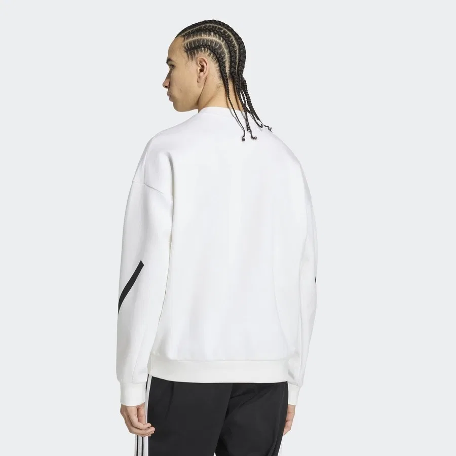 Мужской свитшот adidas Z.N.E., Белый — фото 2