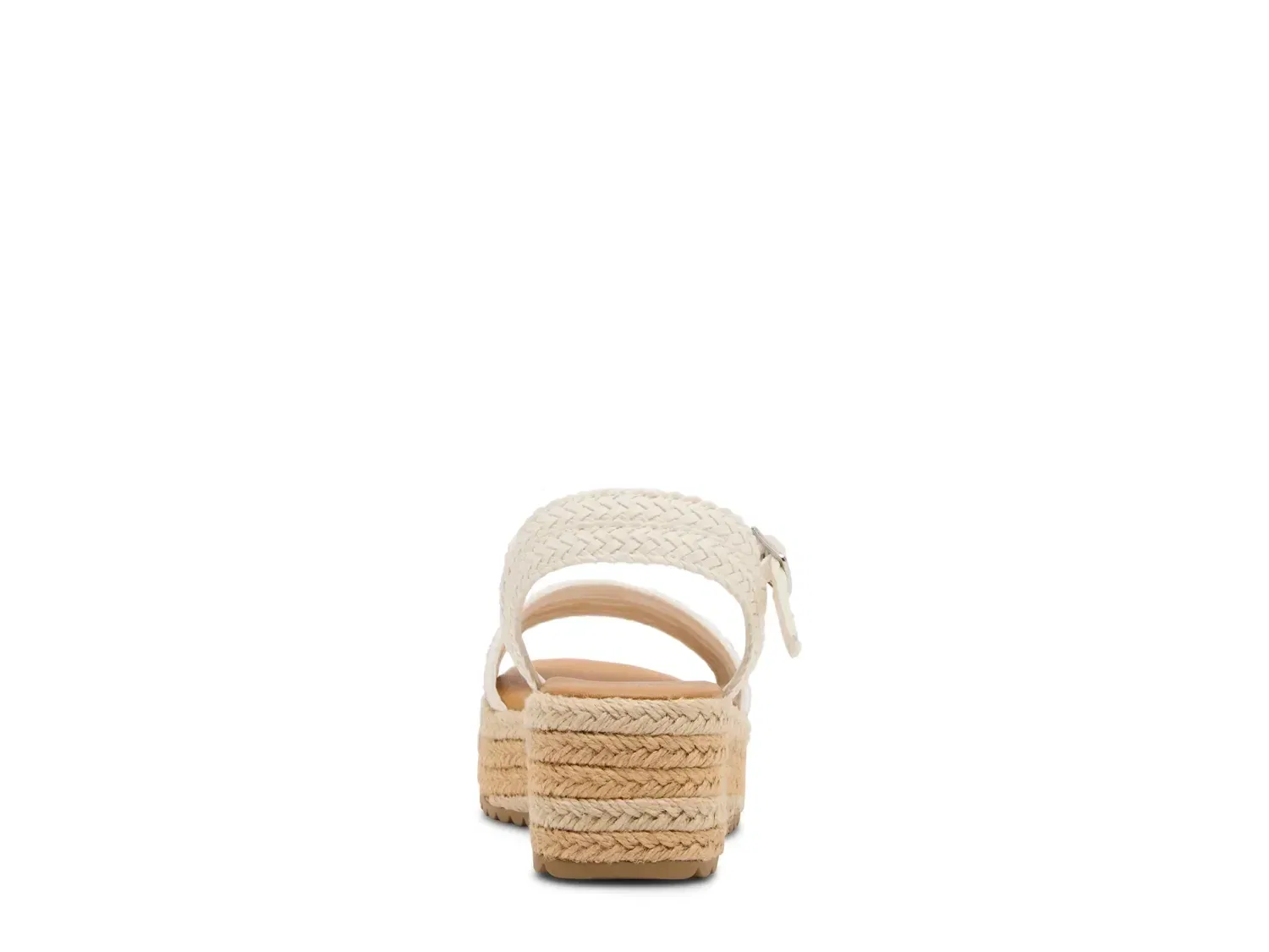 Сандалии Kiko на танкетке Steve Madden, белые — фото 3
