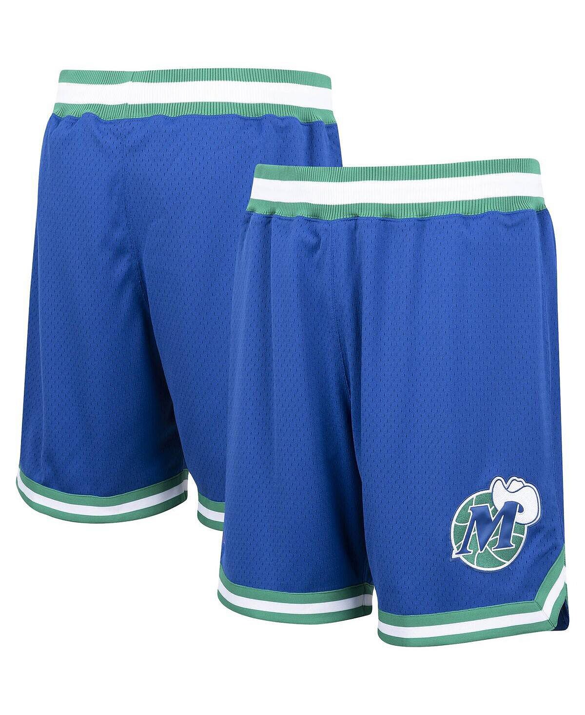 

Мужские синие аутентичные шорты dallas mavericks 1998/99 hardwood classics Mitchell & Ness, синий