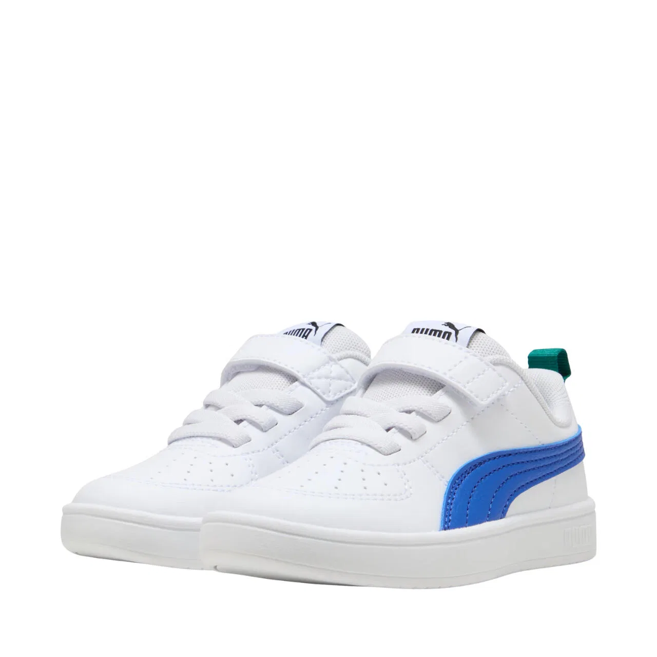 Детские кроссовки с липучкой Rickie AC PS Puma, Weiss — фото 2