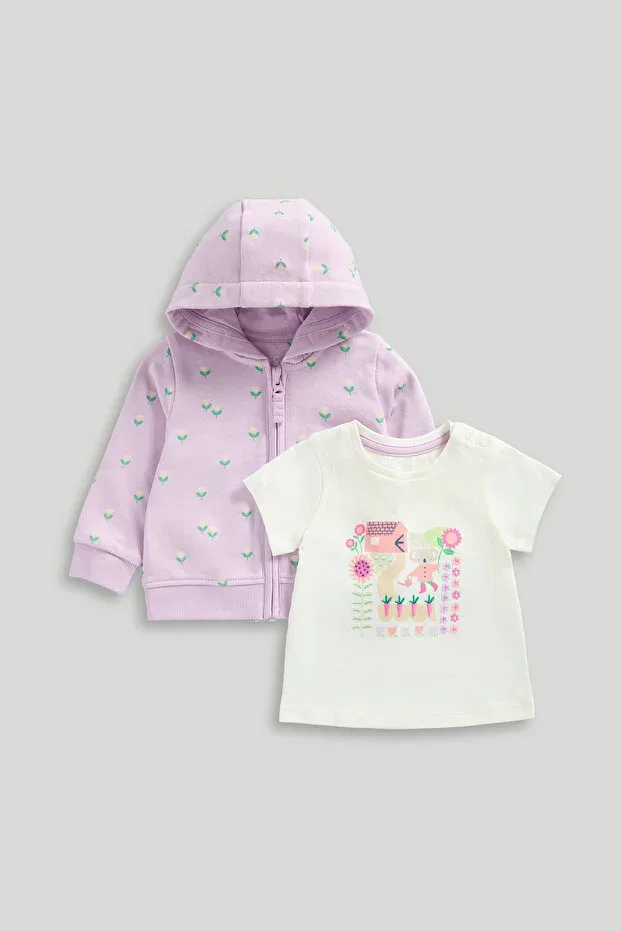 Футболка и кардиган Mothercare