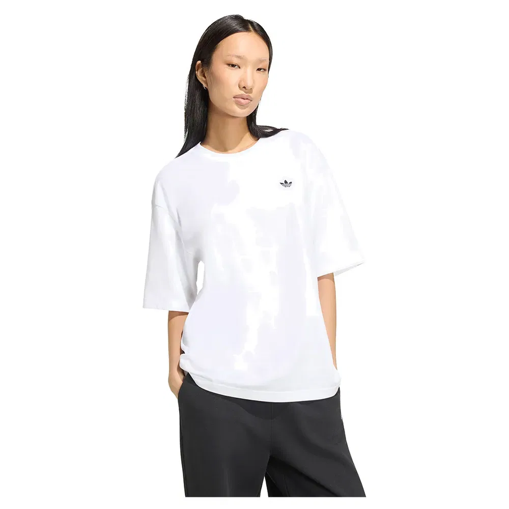 Футболка с коротким рукавом Essentials Boyfriend Adidas Originals, белый