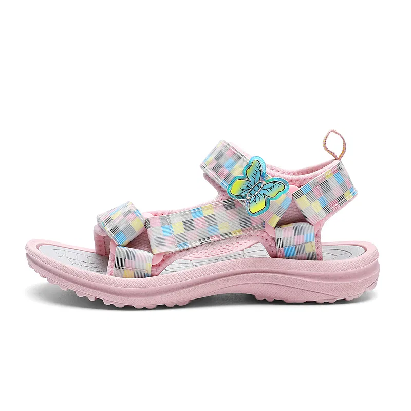 Детские сандалии для девочек с защитой от скольжения SHIBU, Pink