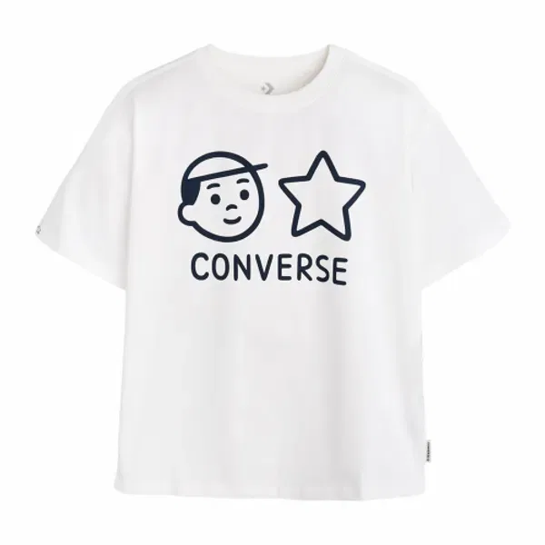 Футболка с принтом Converse x Noritake, белая — фото 2