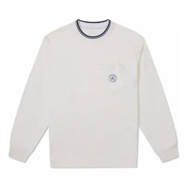 

Футболка retro chuck long sleeve slub pocket t-shirt 'white' Converse, белый