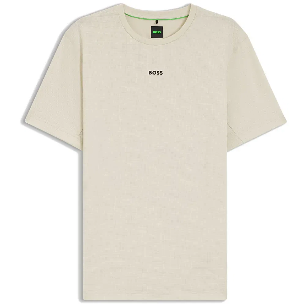 Мужская футболка с коротким рукавом BOSS Active 10280182, Beige