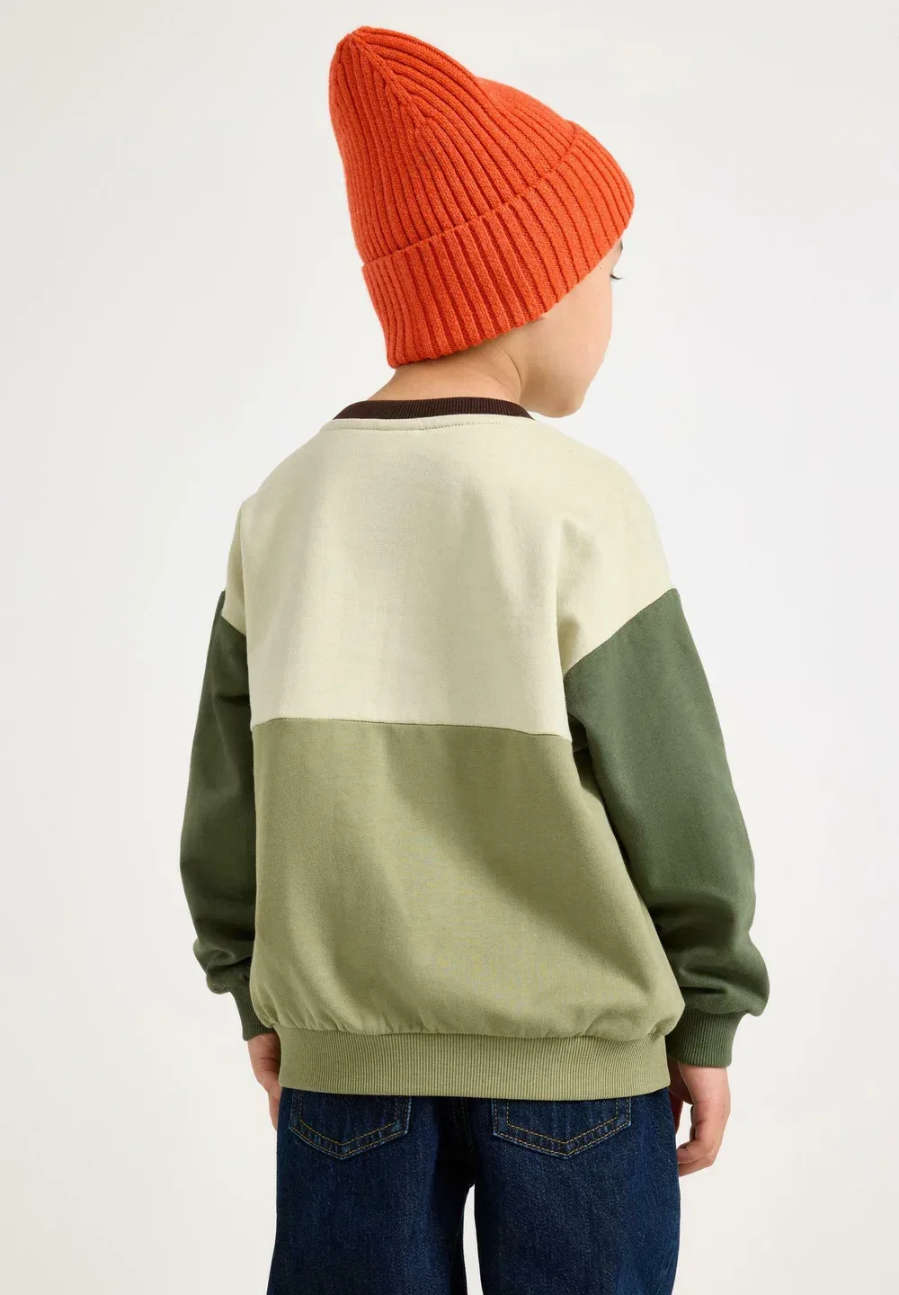 Толстовка с начесом внутри - толстовка Lindex, Light Dusty Green — фото 3