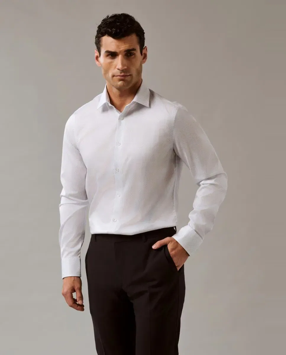 Мужская рубашка с длинным рукавом Calvin Klein, Azul Claro