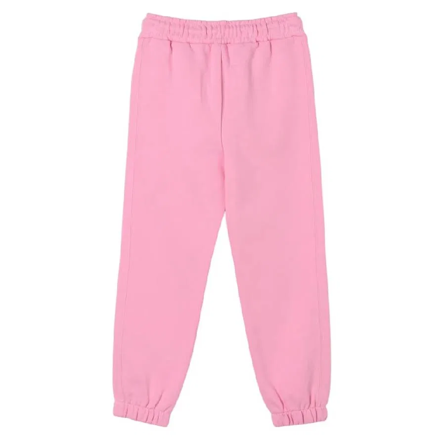 Детские спортивные брюки с логотипом MSGM, Rosa/Pink — фото 2