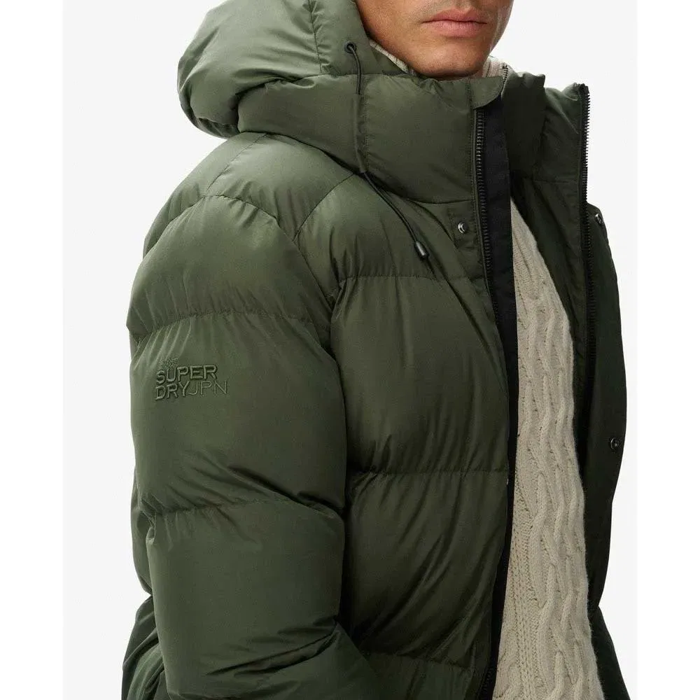 Мужская куртка с капюшоном Sports Mid Superdry, Green — фото 4