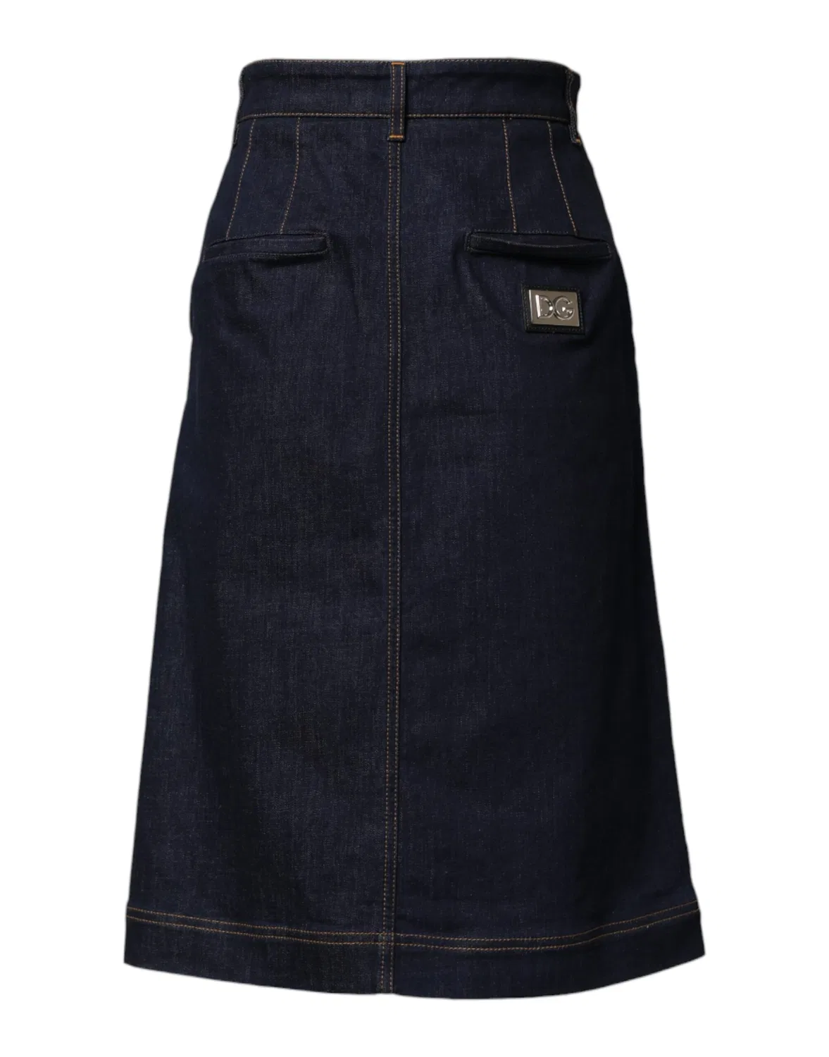 Женская джинсовая юбка-миди A-силуэта High Waist Midi Dolce & Gabbana, Blue