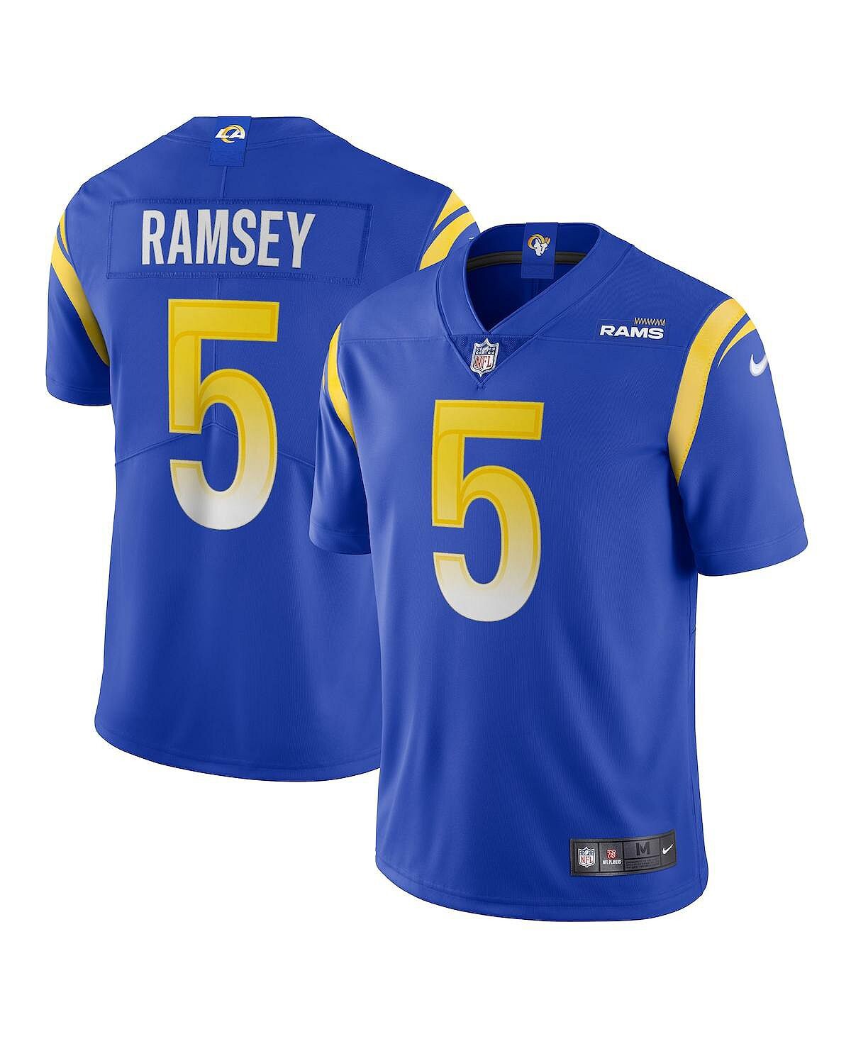 

Мужская футболка jalen ramsey royal los angeles rams team vapor limited Nike