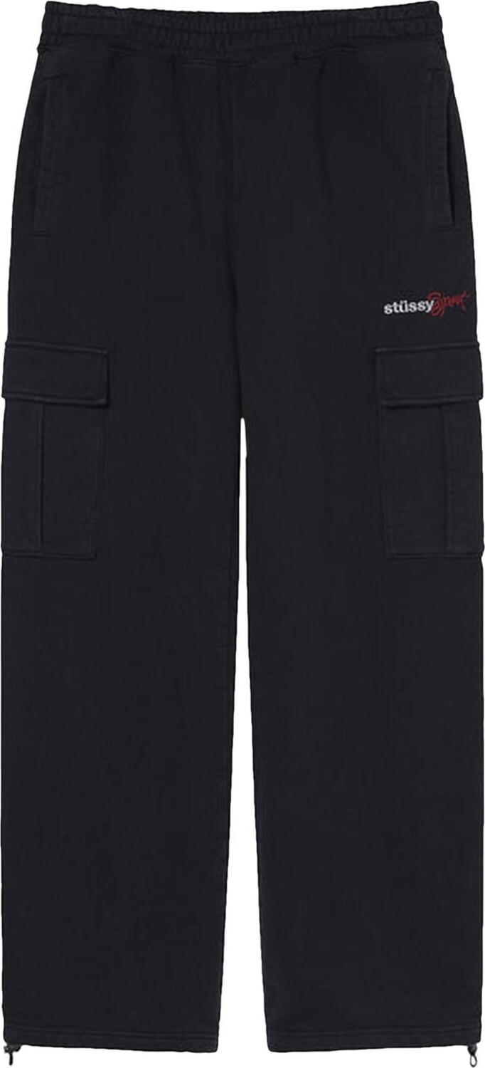 

Брюки Stussy Sport Cargo Fleece Pant 'Black', черный
