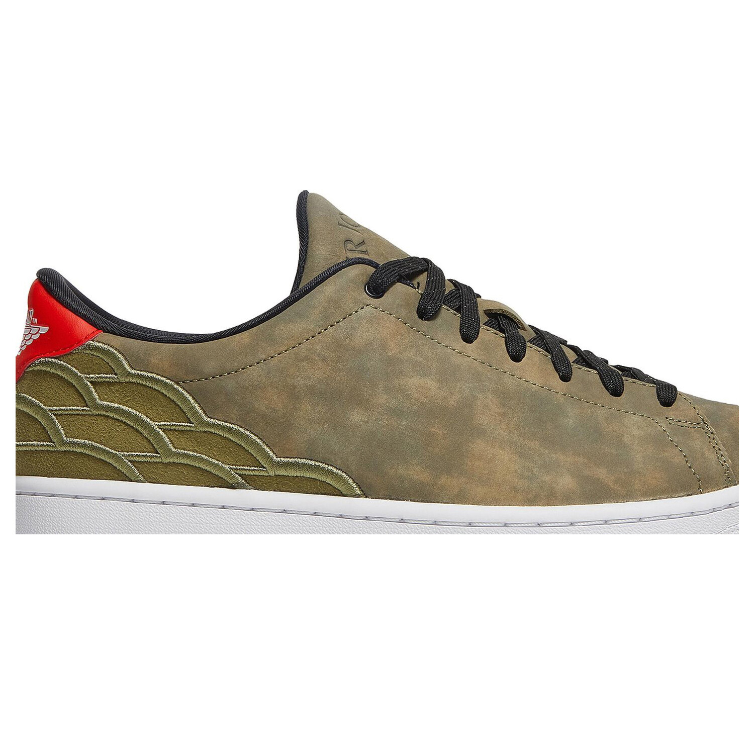 Кроссовки Air Jordan 1 Centre Court 'Oil Green', Зеленый — фото 2