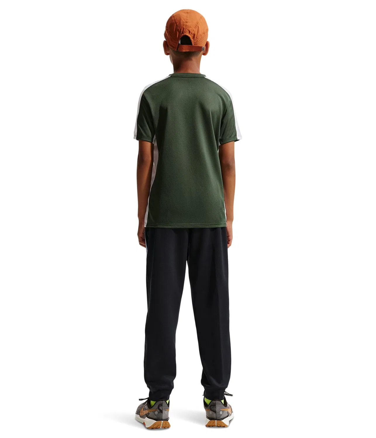 Тренировочные штаны Multi Dri-FIT из трикотажа (для малышей и детей постарше) Nike Kids, Black/White — фото 2