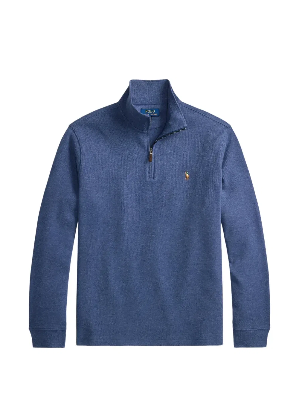 Свитер с воротником на молнии Polo Ralph Lauren, синий
