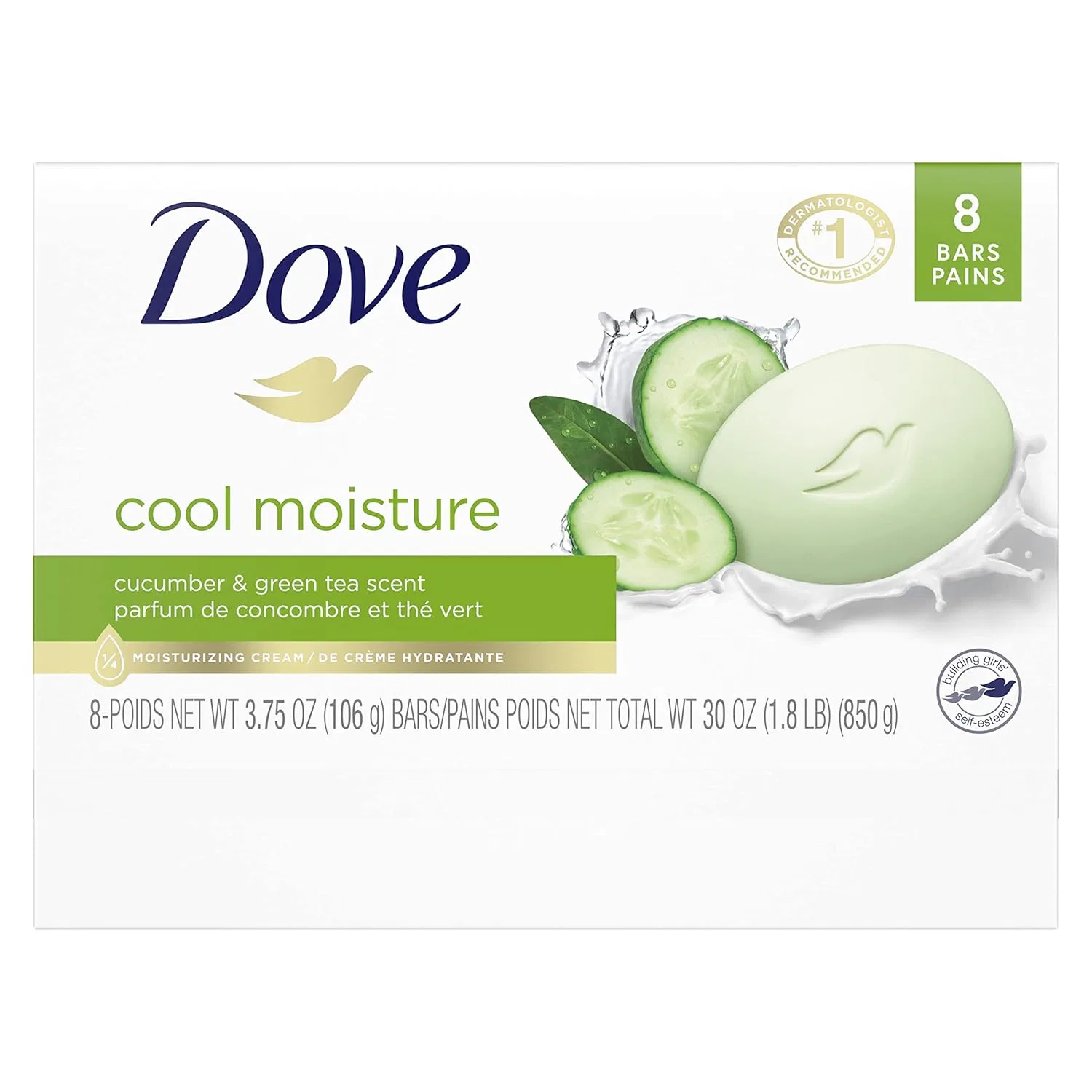 Гель для душа Dove, Fresh, 107 мл, коричневый — фото 2