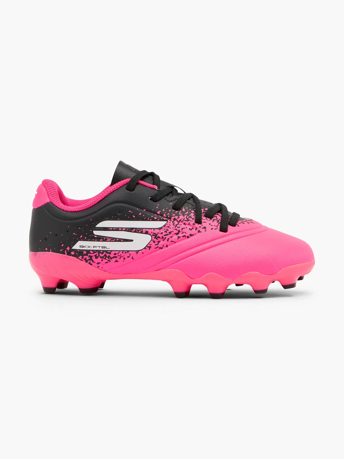 Детские футбольные бутсы с молнией Skechers RAZOR 1.5 JR TD TF, розовый