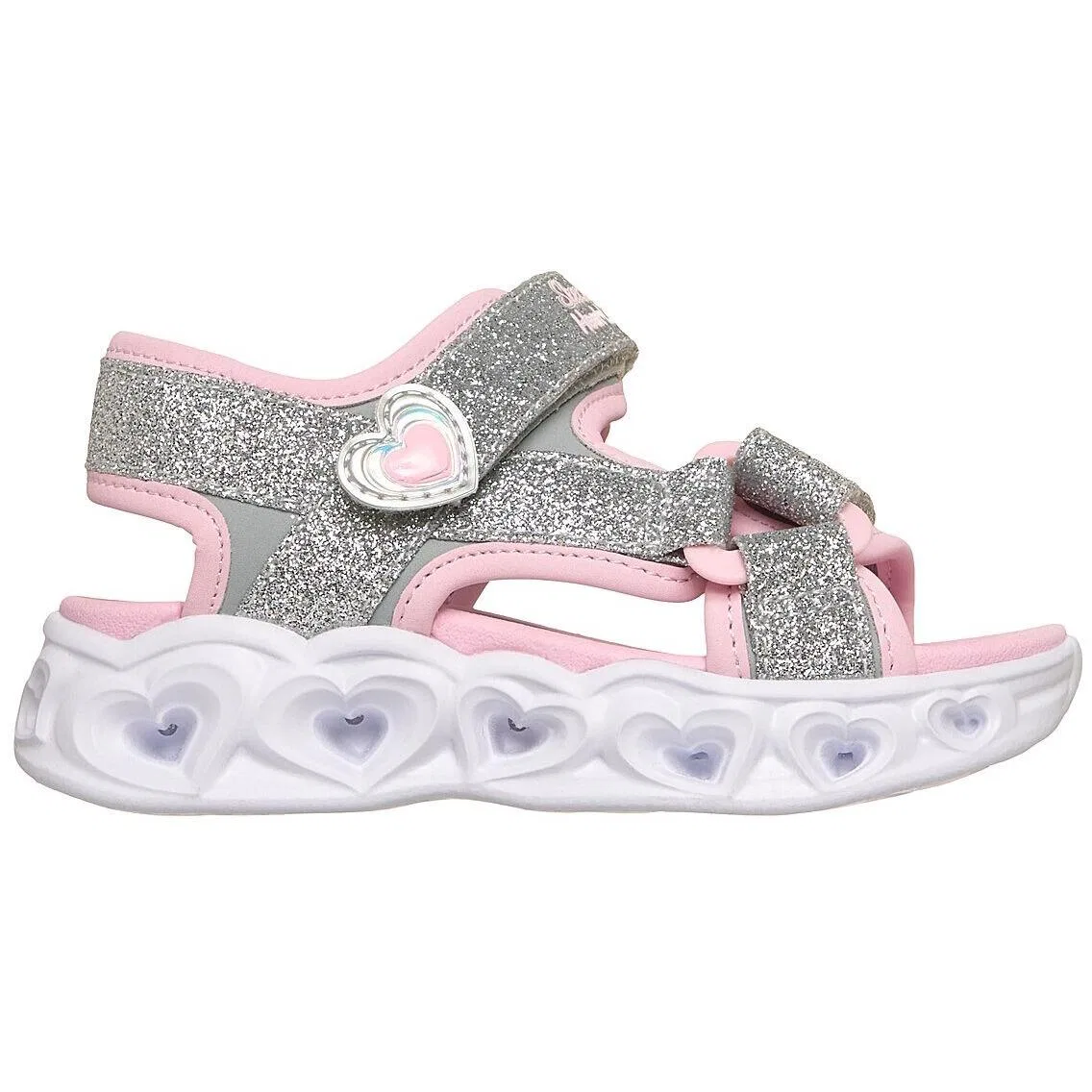 Детские сандалии Skechers S Lights-heart Lights Sandal, Grau — фото 3