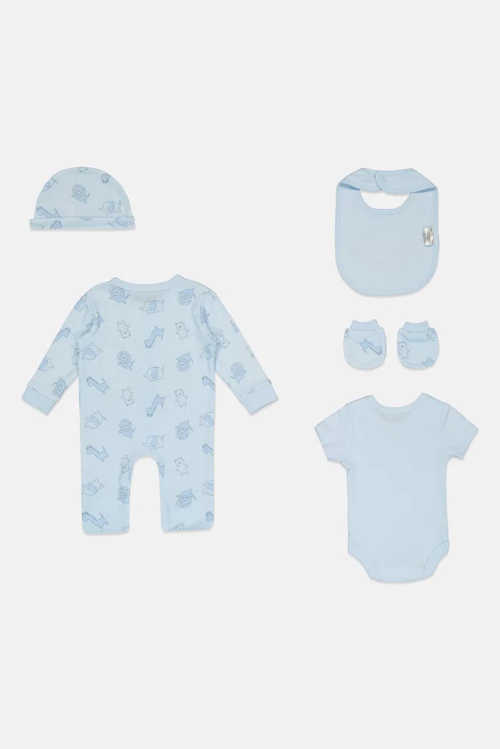 Комплект детской одежды из 5 предметов Rock-A-Bye Baby Boutique, синий — фото 4
