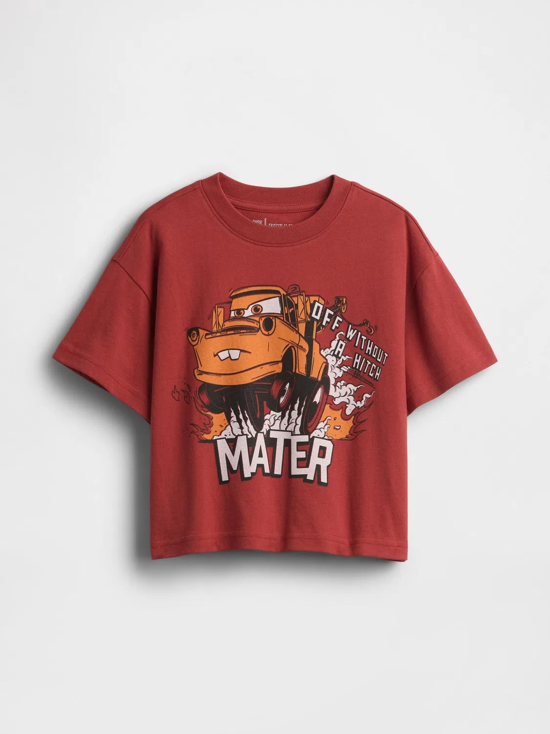 Футболка оверсайз с принтом Tow Mater Gap, красный