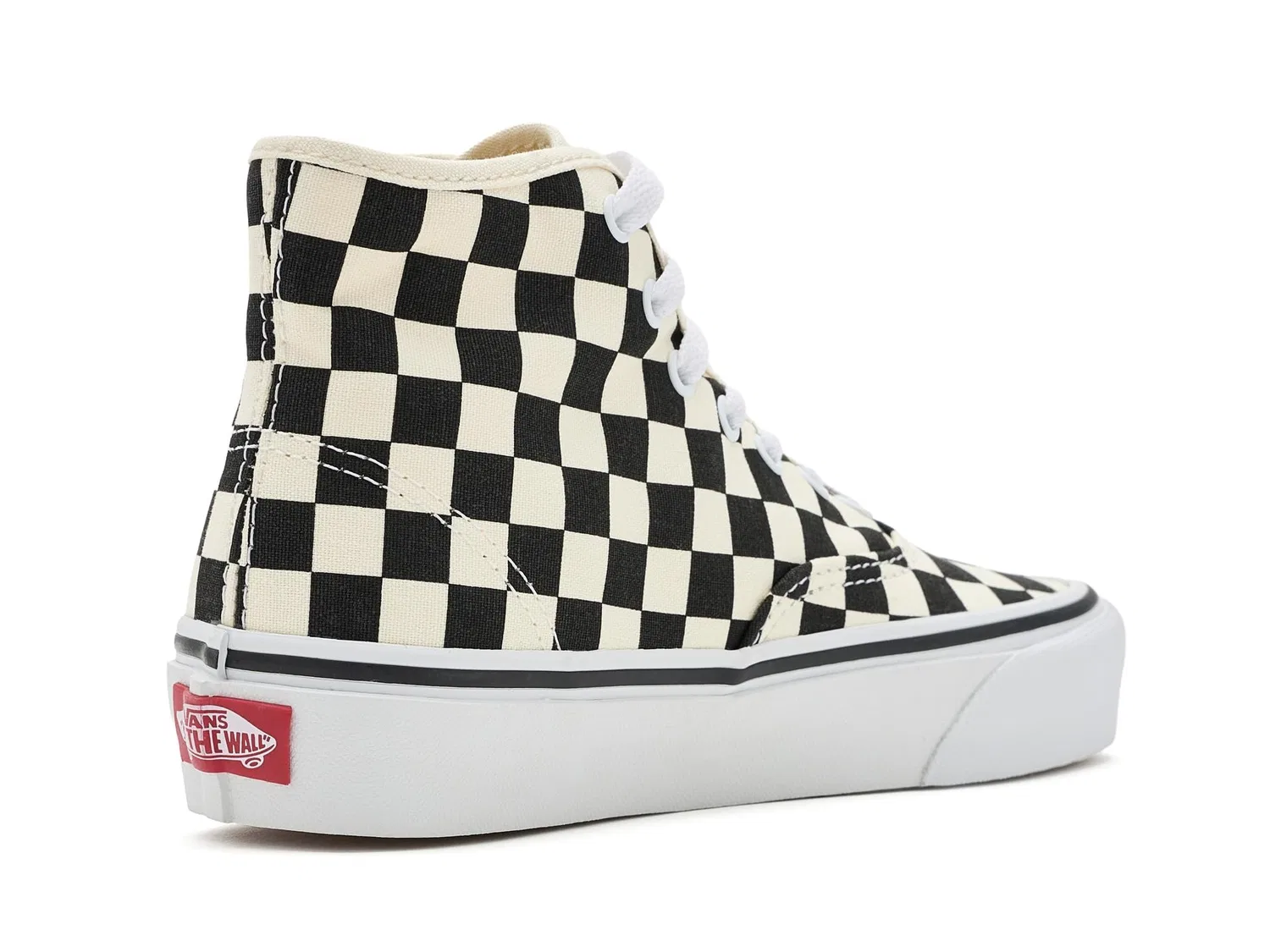 Кроссовки Authentic Hi 2.0 (для больших детей) Vans Kids, Checkerboard Black/True White — фото 4