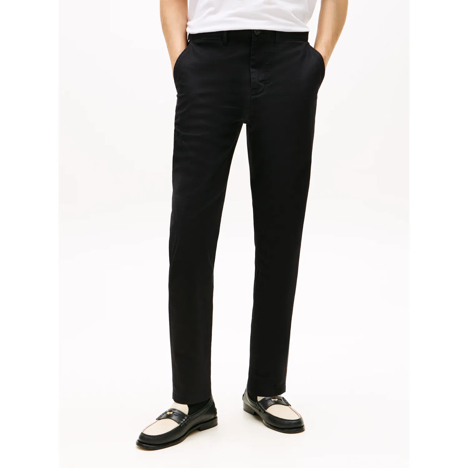 Мужские чиносы зауженные Tommy Hilfiger, Black