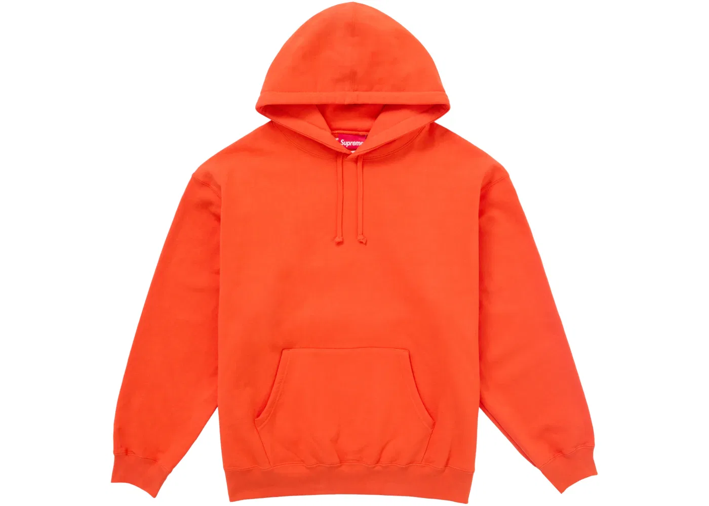 Мужской худи с сатиновой аппликацией Sweatshirt (FW24) Supreme, Bright Orange — фото 2