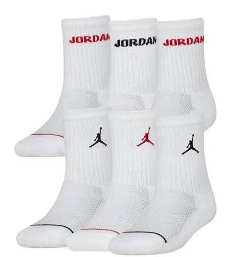 Детские носки с логотипом Jordan Legend Crew 6Pk Jordan, Weiss