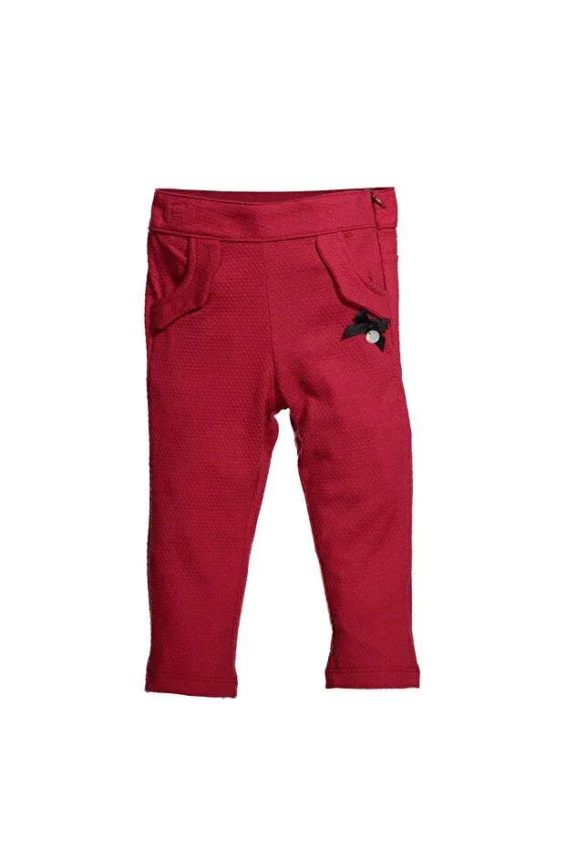 Детские спортивные штаны для девочек с карманами Basics Zeyland, Burgundy