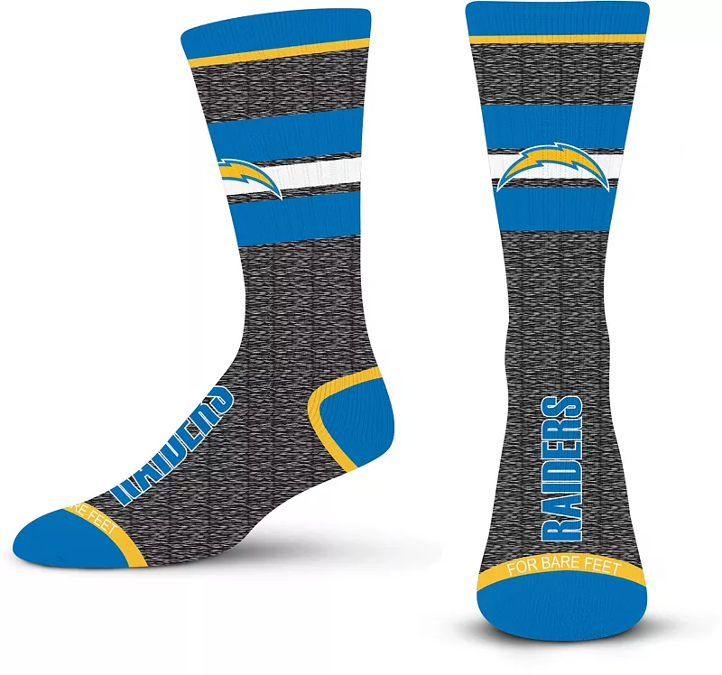 

Носки Spotlight для взрослых Los Angeles Chargers для босых ног For Bare Feet