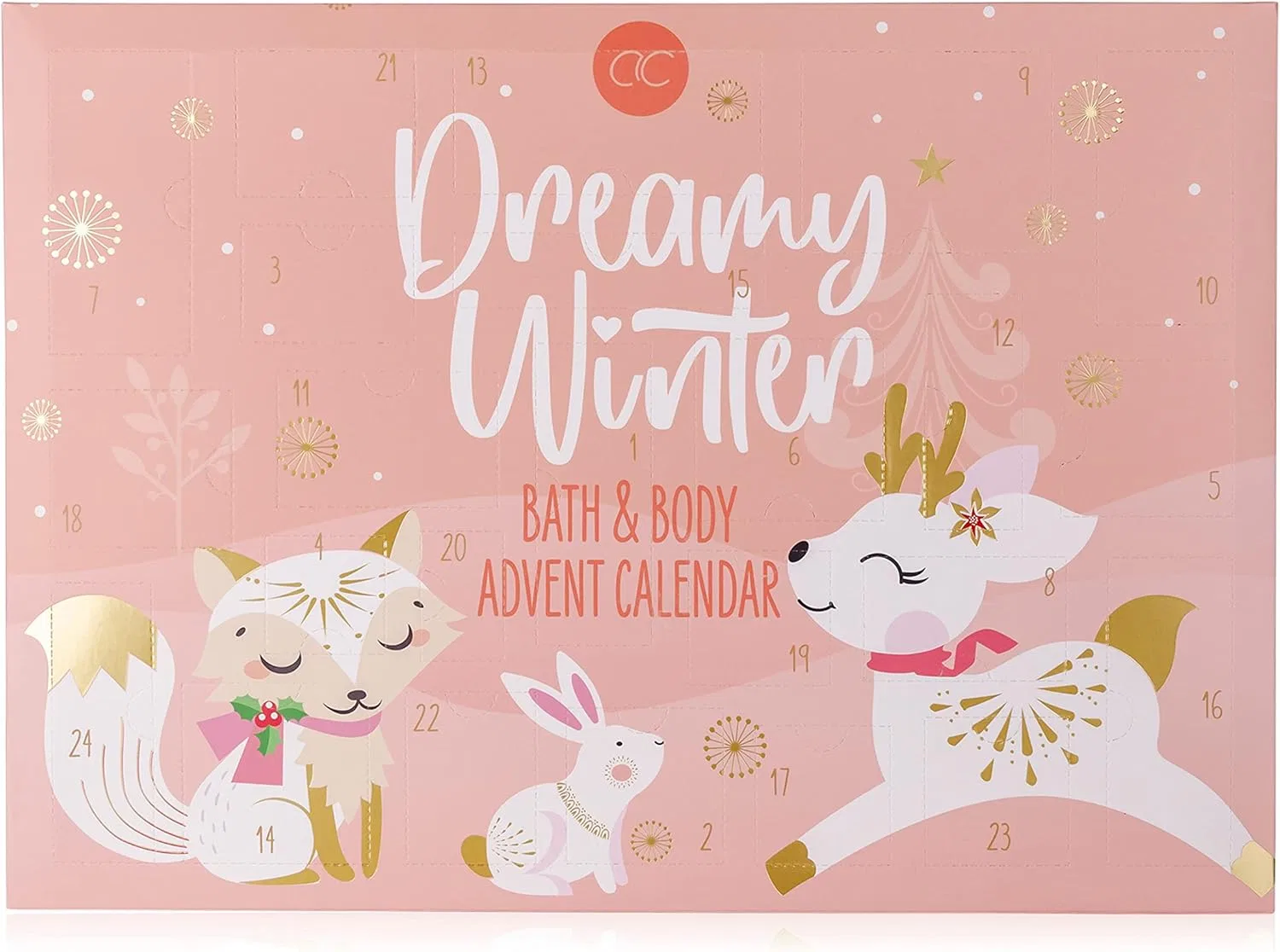 Адвент-календарь Beauty Dreamy Winter, Accentra, набор из 24 предметов, розовый