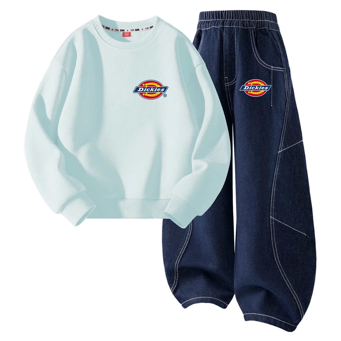 Детский комплект из двух предметов Dickies, Clearwater Blue/Silicone Denim Dark Blue