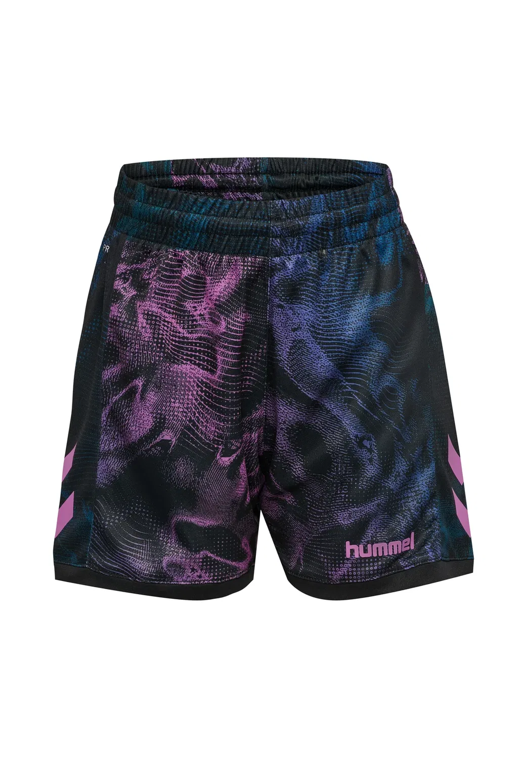 Детские спортивные шорты Hmlblaze club26 с графическим принтом, унисекс Hummel, Black Pink