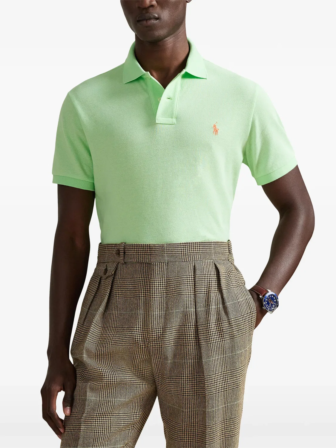 Polo Ralph Lauren Поло Iconic зеленый — фото 2