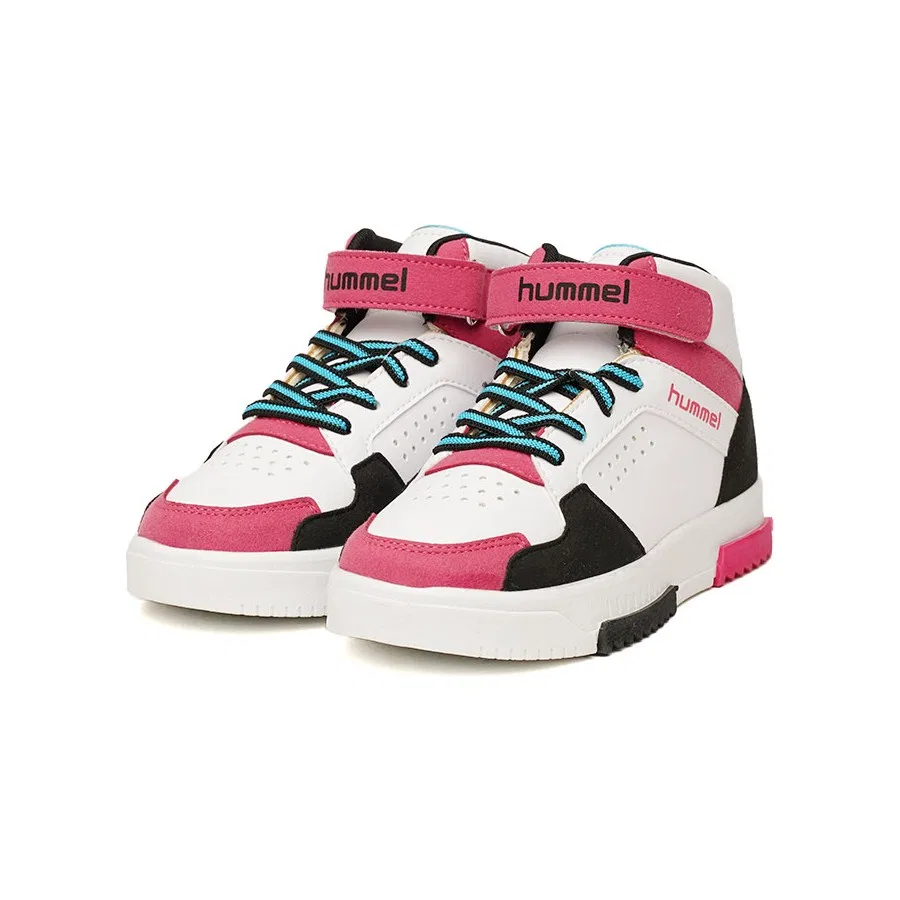 Кроссовки детские с высокой посадкой Courfu Jr. Hummel, Белый — фото 4