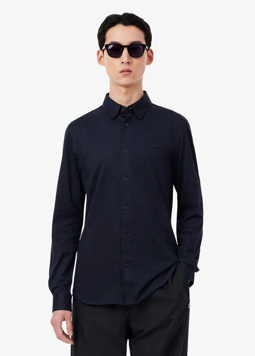 Рубашка Slim Fit Lacoste, navy — фото 2