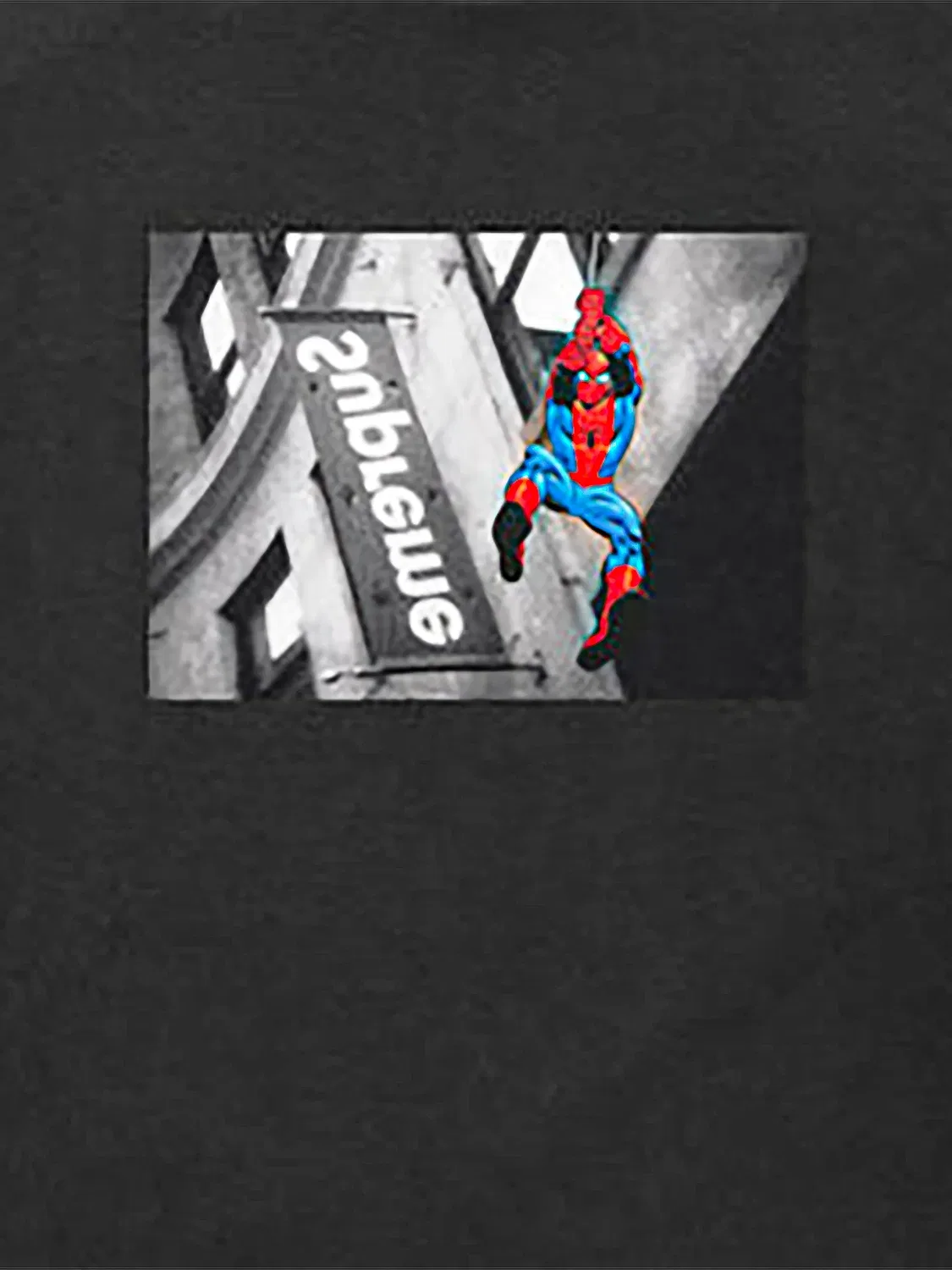 Футболка Spider-Man черная Supreme, черный — фото 2