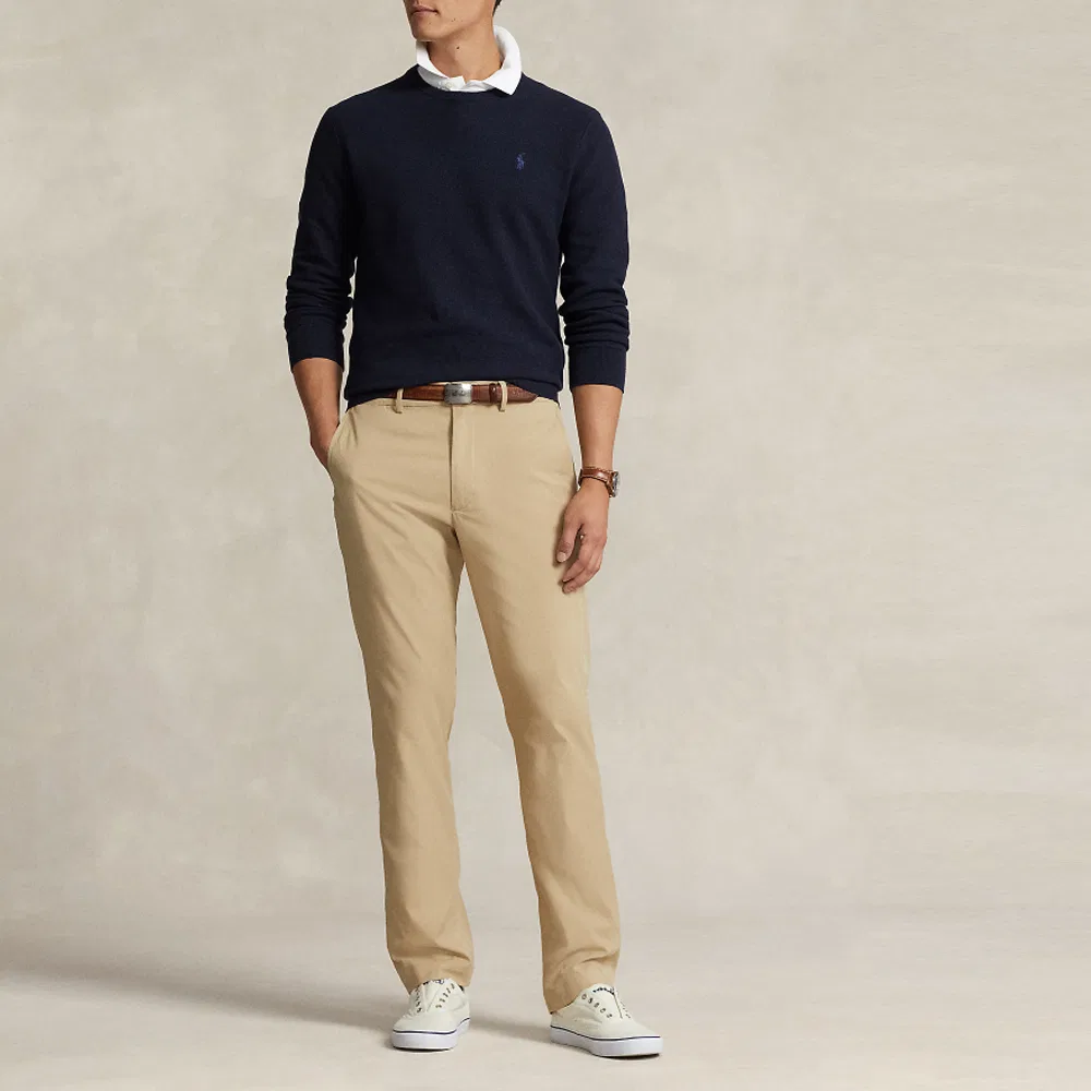 Мужские повседневные брюки, длина по стопе 32, Polo Ralph Lauren, Khaki — фото 3