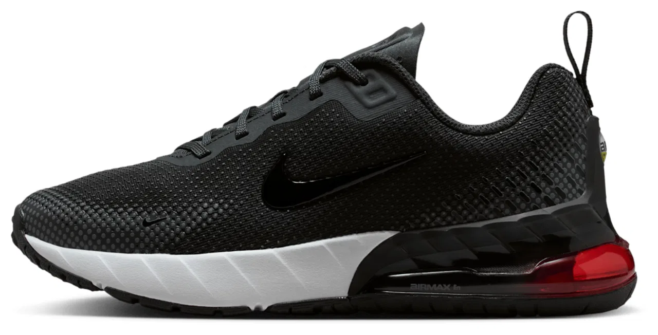 Детские кроссовки для мальчиков с воздушной подушкой Air Max Phoenix Nike, Anthracite Black University Red — фото 2