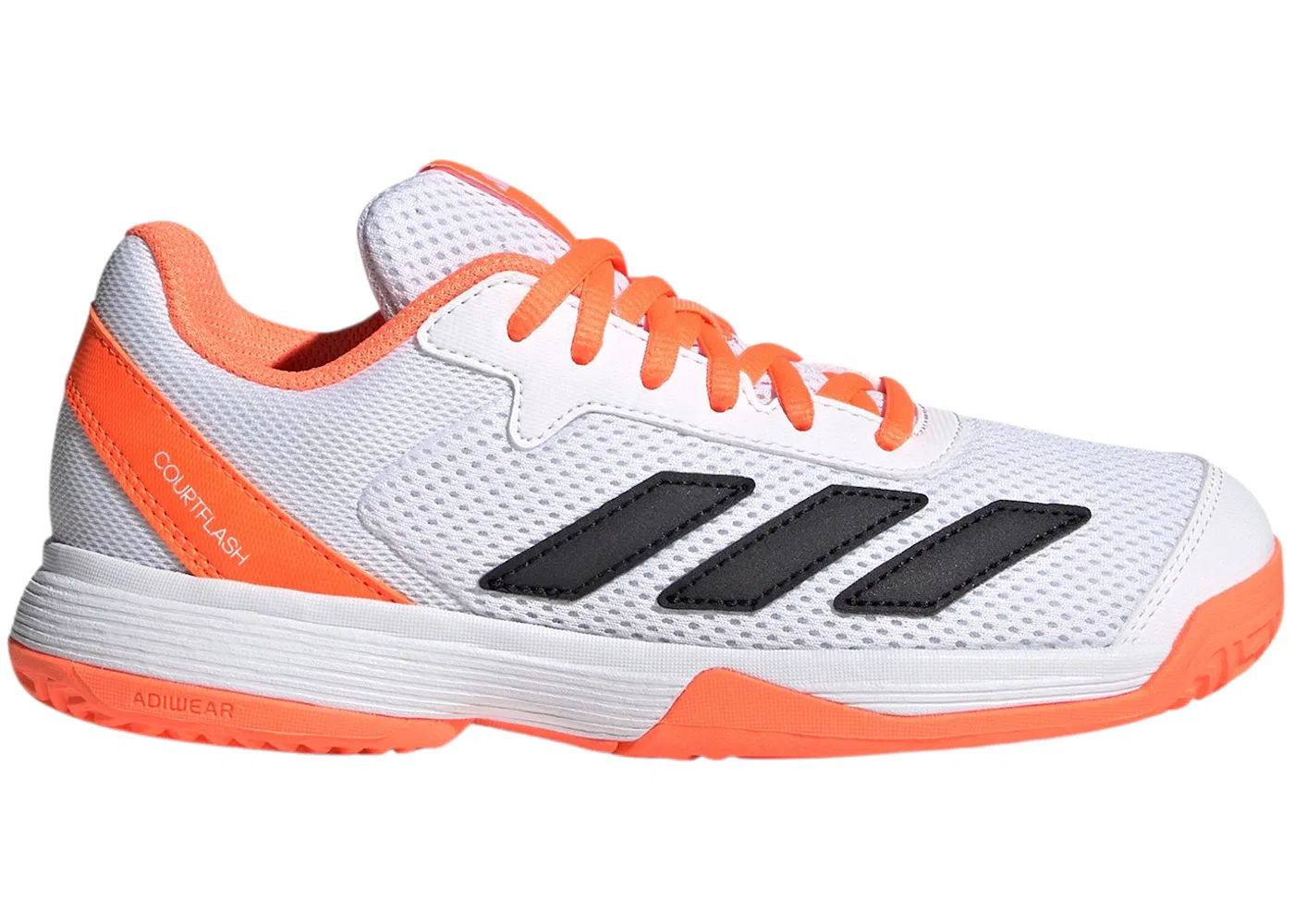 Детские кроссовки для активного отдыха Adidas Courtflash, Lucid Orange/Cyber Metallic/Cloud White