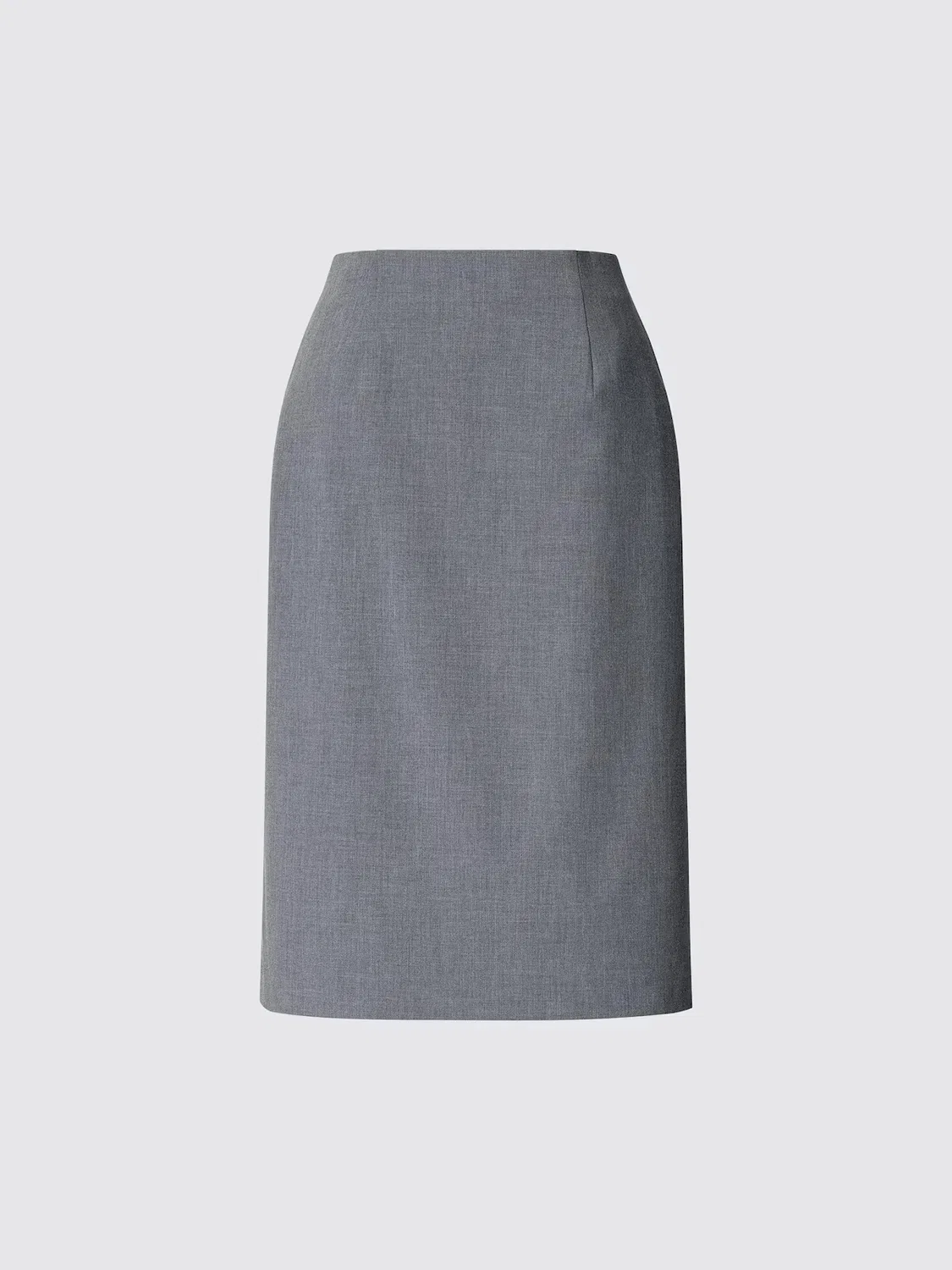 Юбка Uniqlo, длинная, серый — фото 2