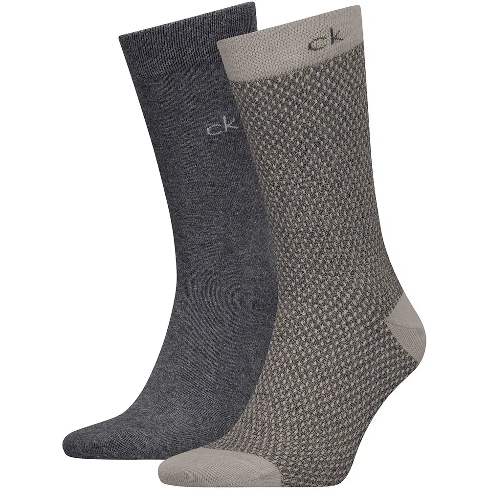 Мужские хлопковые носки Calvin klein Mouline Structure, Multicolor