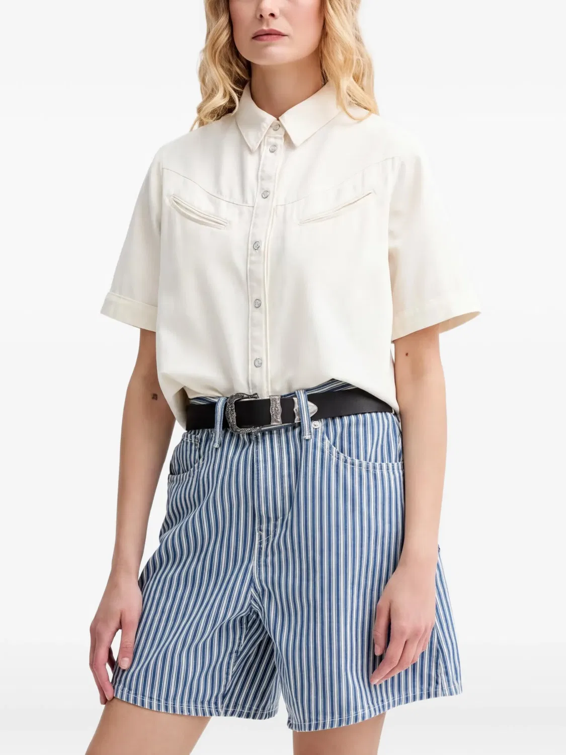 Рубашка из хлопка Levi's, нейтральные
