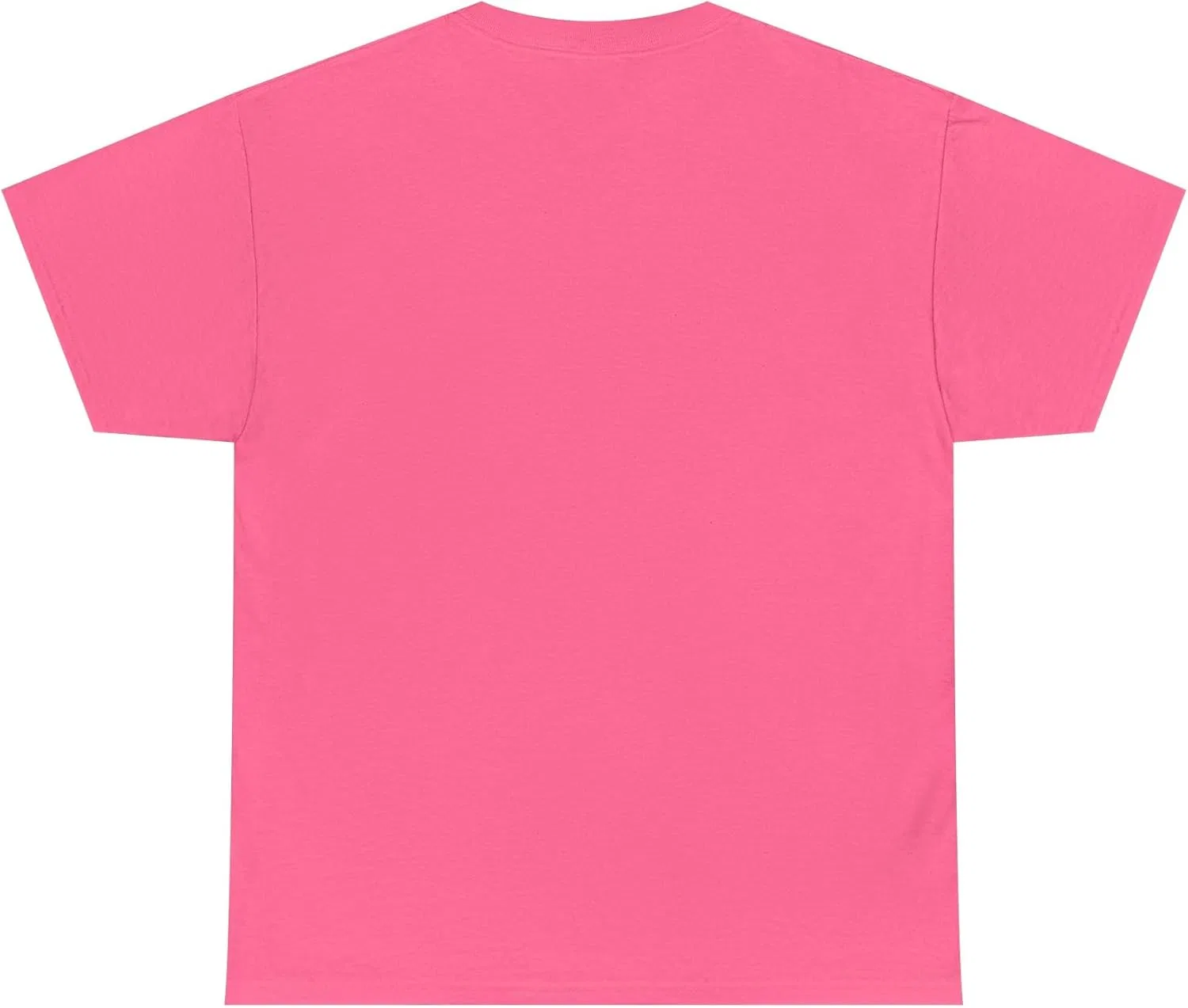Женская футболка с принтом багер Gildan 5000, Safety Pink — фото 2