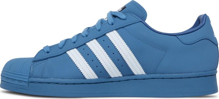 Кроссовки Adidas Daiki Tsuneta x atmos x Superstar 'Altered Blue', синий — фото 4